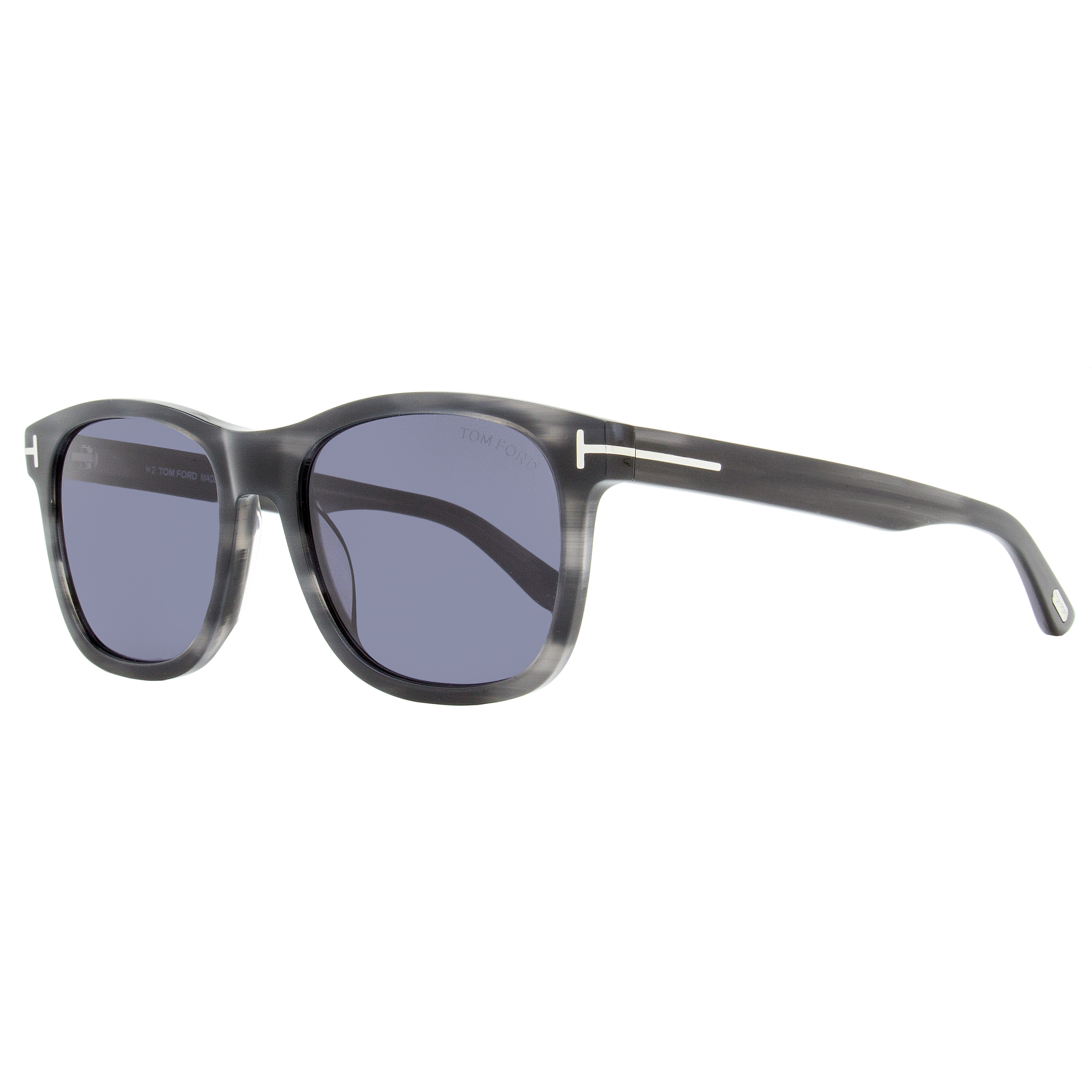 Tom Ford Eric-02 Sunglasses Tf595 20a Gray Horn 55mm Ft0595
